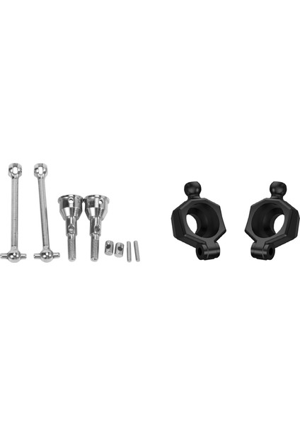 2pcs Metal Ön Cvd Mili 2 Pcs Arka Tekerlek Koltuk Hub Taşıyıcı (Yurt Dışından)