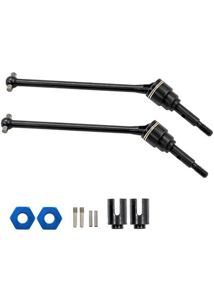 4pcs Köpek Kemik Cvd Mili Trx1/10 Slash 4x4 Için Çelik Köpek Kemiği Rustler 2WD Huanqi 727 1 10 Rc Araba Yükseltme Parçaları (Yurt Dışından) modelleri