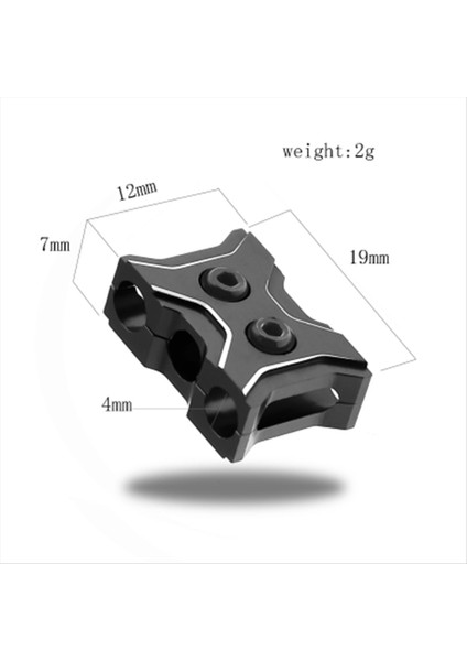 Alüminyum Alaşım Esc Motor Kablo Yöneticisi Tel Sabit Kelepçe Tokası Rc Model Araç Siyah Için Karışık Hat Klipsi Aracı (Yurt Dışından) fiyatları
