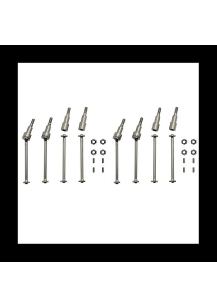 2set Metal Ön ve Arka Şaftı Cvd Scy 16101 16102 16103 16201 Pro 1/16 Fırçasız (Yurt Dışından)