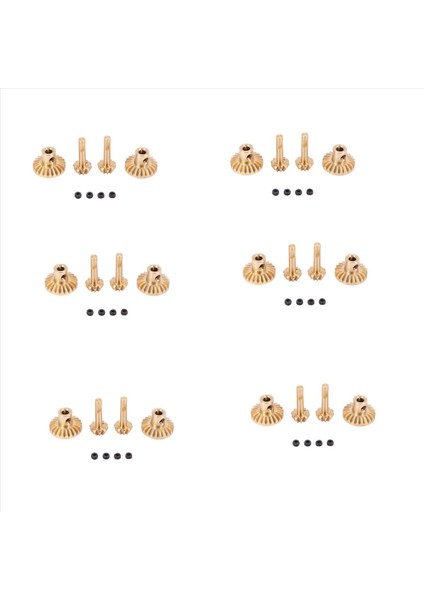 6set Ön ve Arka Aks Dişli Mil Dişliler Wpl B24 B36 C14 C24 Mn D90 D99 MN99S Parçaları Için Aksesuarlar (Yurt Dışından)