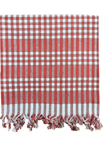 170X170 Pötikare Yer Sofra Bezi Piknik Masa Örtüsü Saçaklı