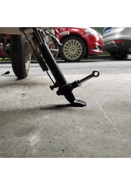 Evrensel Motosiklet Yan Stand Uzantı Yardımcı Takım Braketi 20-23MM Tek Bacak Stand Ayak Desteği (Siyah) (Yurt Dışından) modelleri
