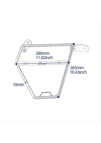 Honda CB350 CB350S Için Jiafour Motosiklet Yan Çanta Braketi GB350 GB350RS 2021-2023 Bagaj Çantası Destek Sağ (Yurt Dışından) fırsatları