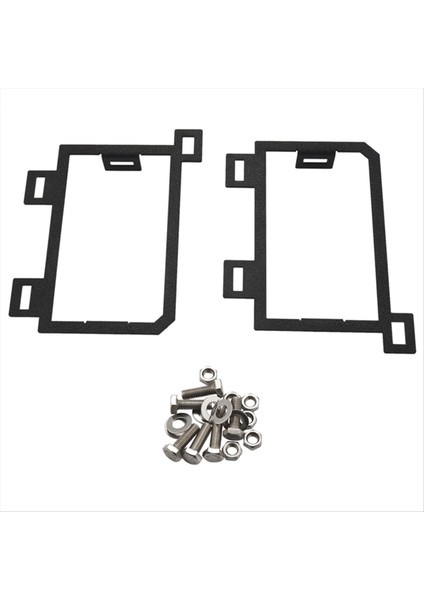 Araba LED Sis Dodge Ram Için Ön Gizli Tampon Montaj Braketleri 1500 2013-2018 3 Inç LED Işık Kareleri Için (Yurt Dışından)