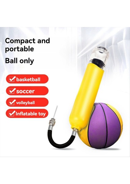 Iki Yönlü Mini Top Pompası Futbol Basketbol Voleybol Oyuncak Yüzme Can Yeleği Şişme Taşınabilir Pompa Siyah (Yurt Dışından) fiyatları