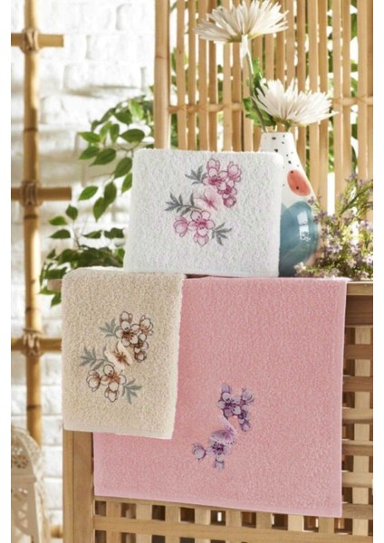 3lü Lüks &amp;#37;100 Pamuklu Mutfak Havlusu Seti 3D Kelebek Aplikeli 30x50 Cm indirimleri