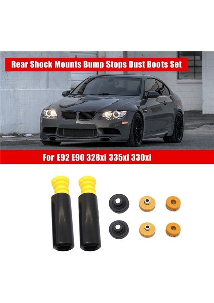 Bmw E90 E92 E92 E82 Araç Arka Üst Alt Şok Monks Grom ve Bump Stops Kit 33526768544 (Yurt Dışından) fırsatları