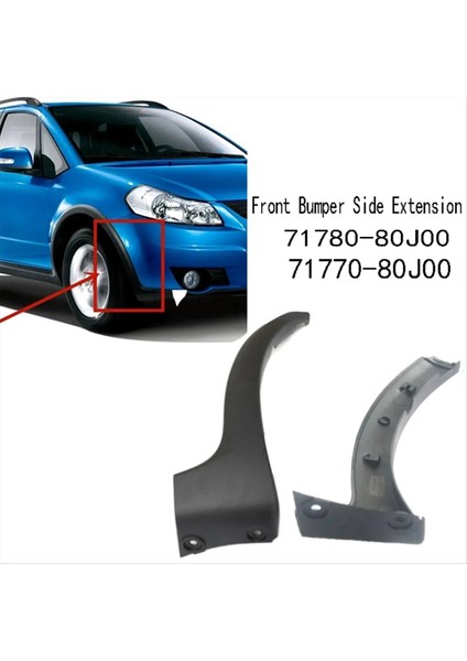 Araba Sol Ön Tampon Tarafı Uzatma Suzuki Sx4 Hatchback 71780-80J00 (Yurt Dışından) fiyatları