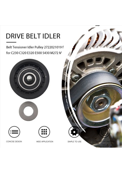 Kemer Gergin Kasnağı 2722021019 Için Mercedes Benz C230 C320 E320 E500 S430 M272 M273 (Yurt Dışından) fırsatları