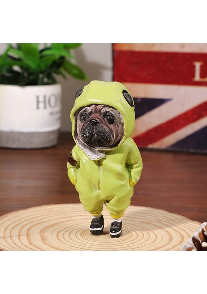 Yaratıcı Reçine Yavru Köpek El Sanatları Ev Dekorasyonu Sevimli ve Şık Hayvan Simülasyonu Köpek Iç Mekan Dekorasyonu (Yurt Dışından) modelleri