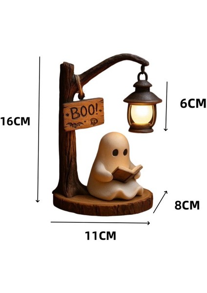 Sevimli Hayalet Okuma Feneri Cadılar Bayramı Hayalet Okuma Süsü (Yurt Dışından) fiyatları