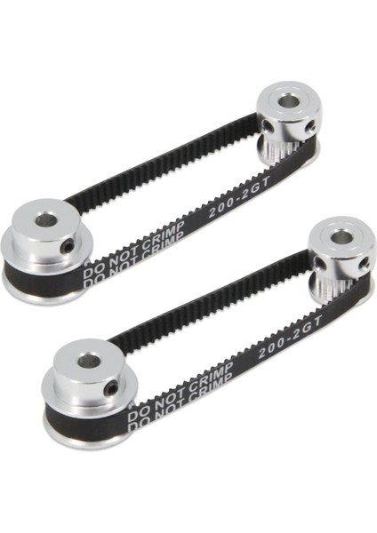 2pcs Set Gt2 Senkron Tekerlek 20 ve 30 Diş 5mm Uzunluk 200 mm Genişlik Kayışı (20-30T-5B-6) (Yurt Dışından) modelleri