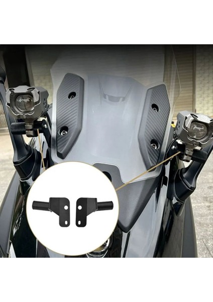 Motosiklet Aksesuarları Camlar Sym Maxsym TL500 TL508 Için Spot Braket Sis Tutucu (Yurt Dışından) indirimleri