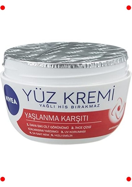 Yaşlanma Karşıtı Yüz Kremi Uv Korumalı 100 ml modelleri