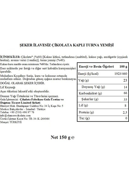 Şeker İlavesiz, Glütensiz, Vegan Turna Yemişli Bitter Çikolata - Siyah Yuvarlak Metal Kutu, 150 gr indirimleri