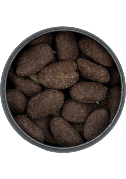 Şeker İlavesiz, Glütensiz, Vegan Hurmalı Bitter Çikolata - Siyah Yuvarlak Metal Kutu, 150 gr fiyatları