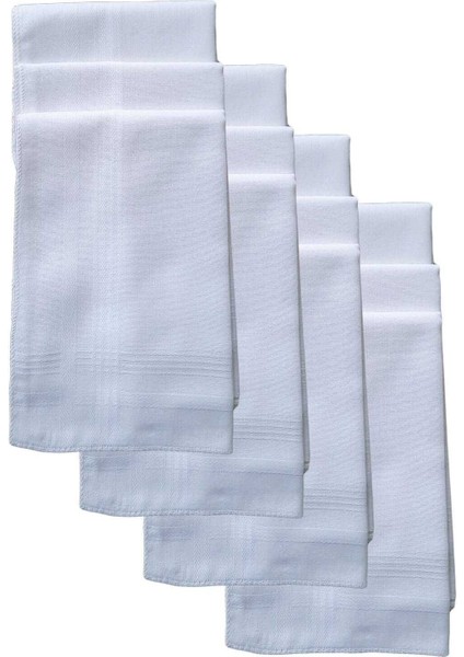 12 Li El Cep Yaka Kumaş Mendil 36X36 cm 100 Pamuklu Tm Beyaz fiyatları