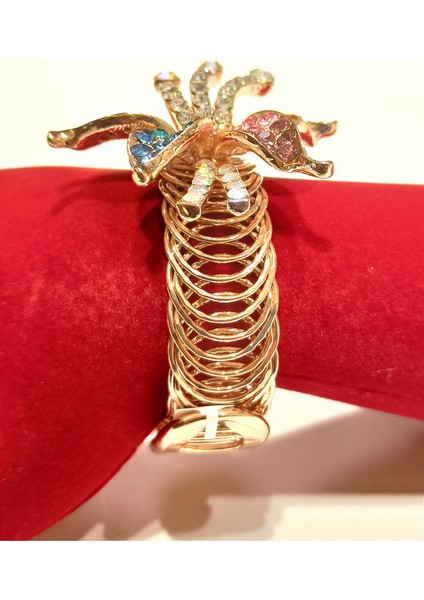 Lüks Tasarım Yaylı Her Bileğe Uyan Bileklik