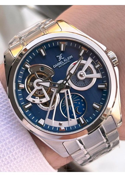 Otomatik Mekanizma Mehtap ve Güneş Kadranlı 2 Yıl Garantili Erkek Kol Saati OTM.14048.3 fiyatları