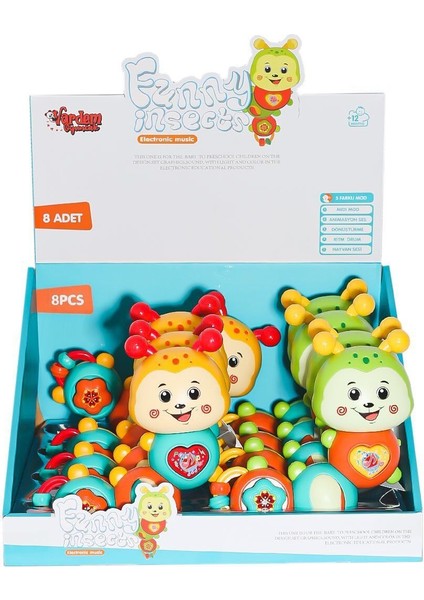 JLG-855-142A Işıklı ve Müzikli Tırtıl - 1 Adet Stok Olan Gönderilir fiyatları