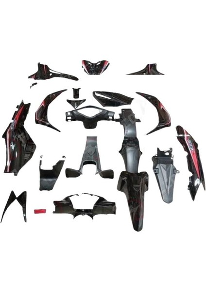 Kuba Ege Kaporta Seti (Farsız Stopsuz) Sıyah