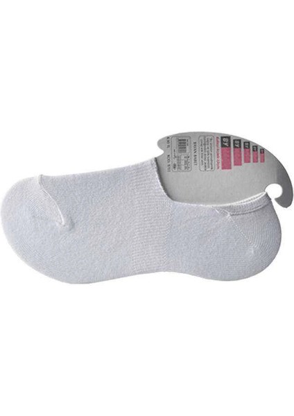 Beyaz Kadın Babet Çorap 12 Çift modelleri