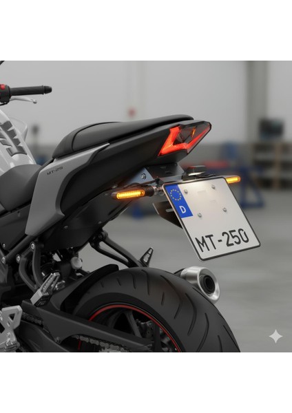 Yamaha Mt-25 Uyumlu Katlanır Plakalık Takımı (Kayar LED Sinyalli) modelleri