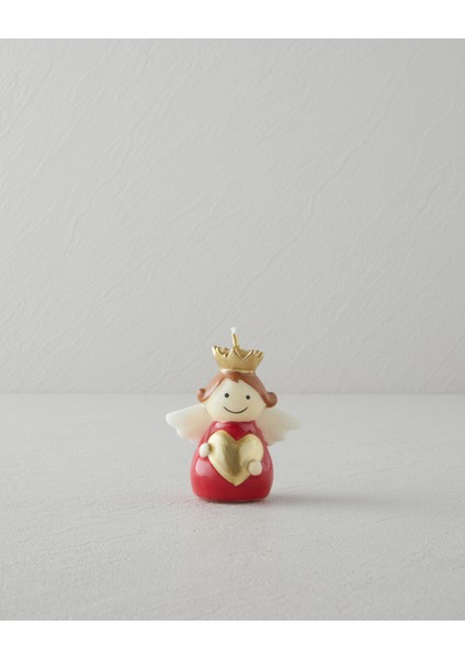 Angela Mum 7x4,5x7,5 cm Kırmızı