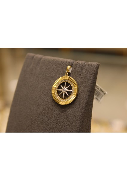 14 Ayar Altın Pusula Kolye Ucu fiyatları