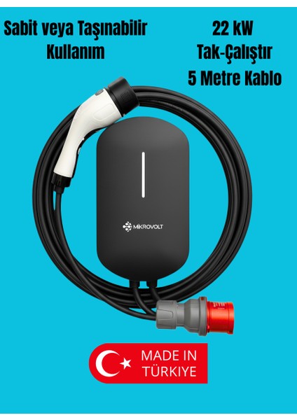 22KW Wallbox Araç Şarj Istasyonu