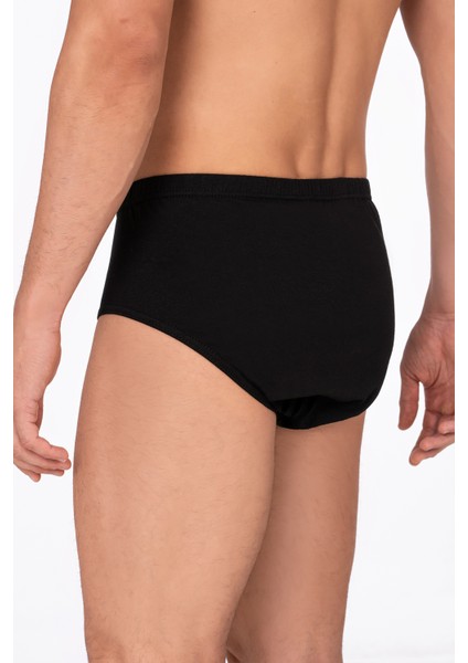 Erkek Pamuklu Süprem Slip Külot 3'lü Paket – Rahat & Dayanıklı | Siyah K0037 fırsatları