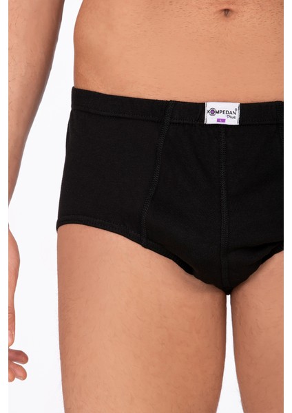 Erkek Pamuklu Süprem Slip Külot 3'lü Paket – Rahat & Dayanıklı | Siyah K0037 indirimleri