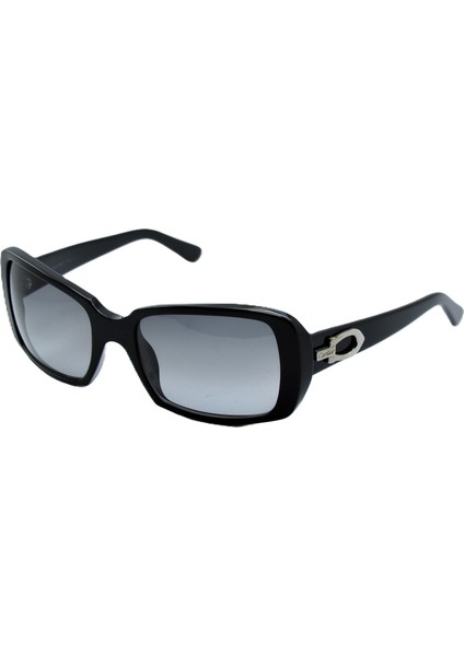 Vintage Siyah Altın Kaplamalı Kadın Güneş Gözlüğü