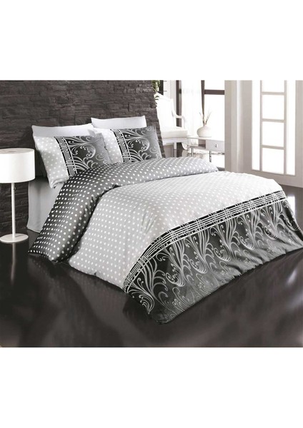 Çift Kişilik Nevresim Takımı Pamuklu Siyah Inci fiyatları