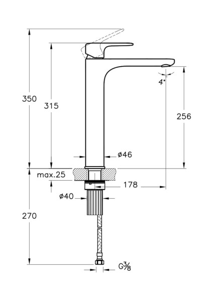 Root Round A42707 Çanak Lavabo Bataryası, Krom indirimleri