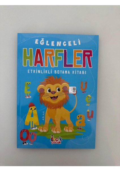 Eğlenceli Harfler Etkinlikli Boyama Kitabı (1 Adet)