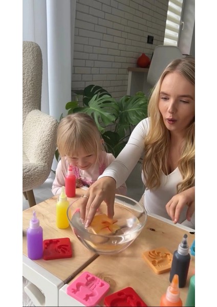 Magic Water Elf Aqua Gel Sihirli su oyuncak seti 5 renk jel şişe 6 kalıp fırsatları