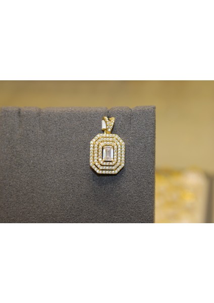 14 Ayar Altın Baget Kolye Ucu