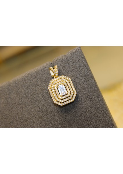 14 Ayar Altın Baget Kolye Ucu modelleri