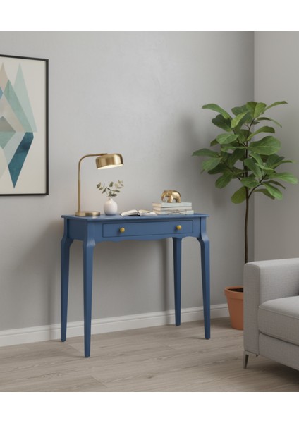 85 cm Masif Konik Mavi Dresuar