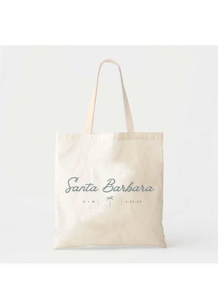 Santa Barbara Düğün Çantası: Kanvas, Kişiselleştirilmiş Tasarım