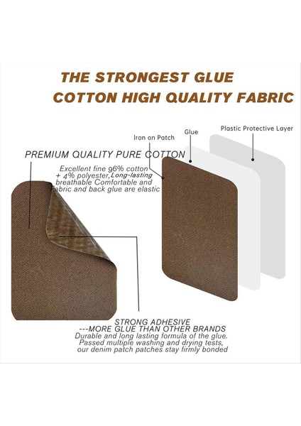 Üzerine Ütüyle Yapışan Onarım Yaması, 20 Adet Çok Renkli Kumaş Yamaları Üzerine Ütüyle Yapışan (Yurt Dışından) modelleri