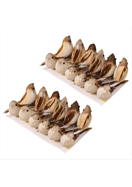 Mini Simülasyon Kuş Yapay Renk Kendin Yap El Sanatları B (Yurt Dışından)