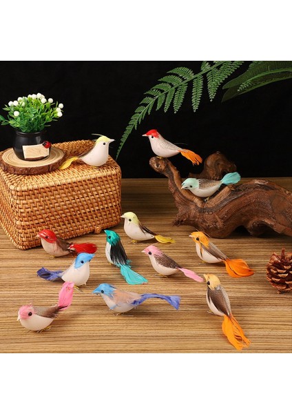 Mini Simülasyon Kuş Yapay Renk Kendin Yap El Sanatları B (Yurt Dışından) modelleri