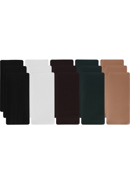 Pantolon Cepleri Deliklerini Onarmak Için 15 Parça Ütüyle Yapışan Kumaş Onarım Kiti (Yurt Dışından)