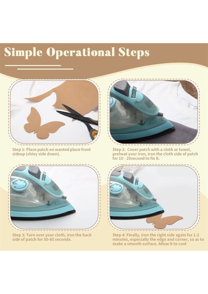 Pantolon Cepleri Deliklerini Onarmak Için 15 Parça Ütüyle Yapışan Kumaş Onarım Kiti (Yurt Dışından) indirimleri