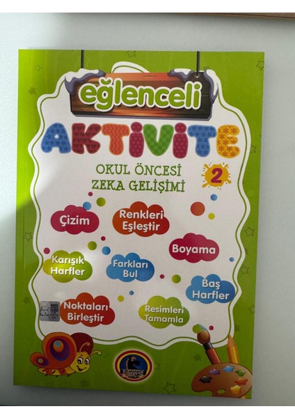 Okul Öncesi Zeka Gelişimi Aktivite ve Boyama Kitabı