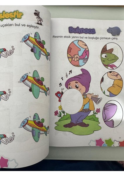 Okul Öncesi Zeka Gelişimi Aktivite ve Boyama Kitabı modelleri