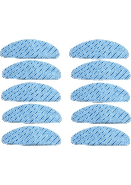10 Adet Yıkanabilir Paspas Pedleri Ecovacs Deebot Ozmo T9 T9 Max T9 Aıvı T8 N8 N9 Elektrikli Süpürge Mikrofiber Mop Bez Paçavra (Yurt Dışından)